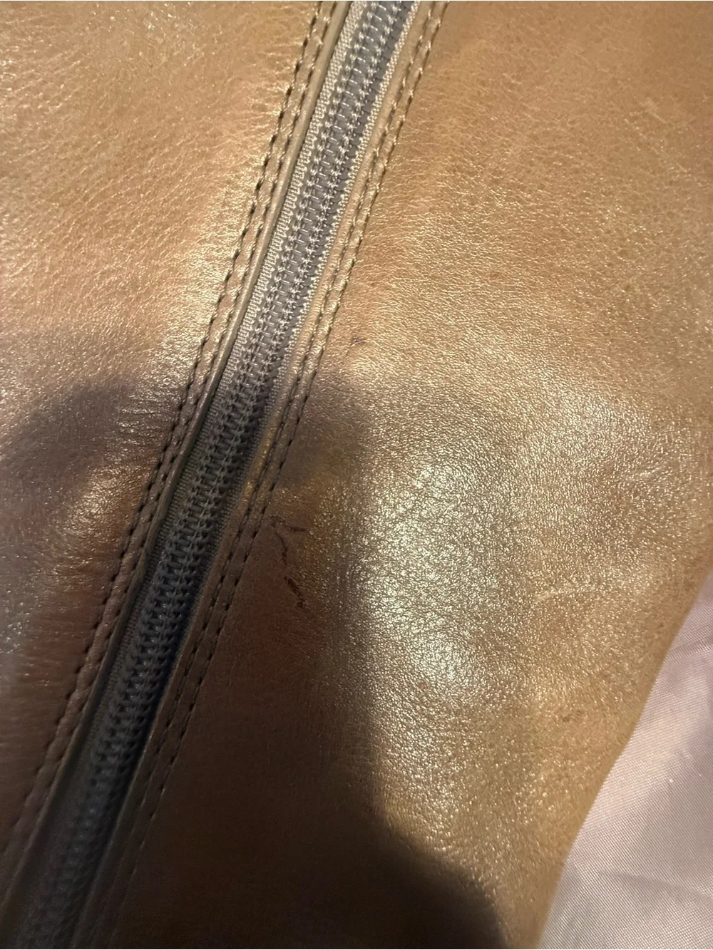 Tory Burch Calista Taupe Gold Leather Logo Belt Knee Riding Boots Size 6 $495